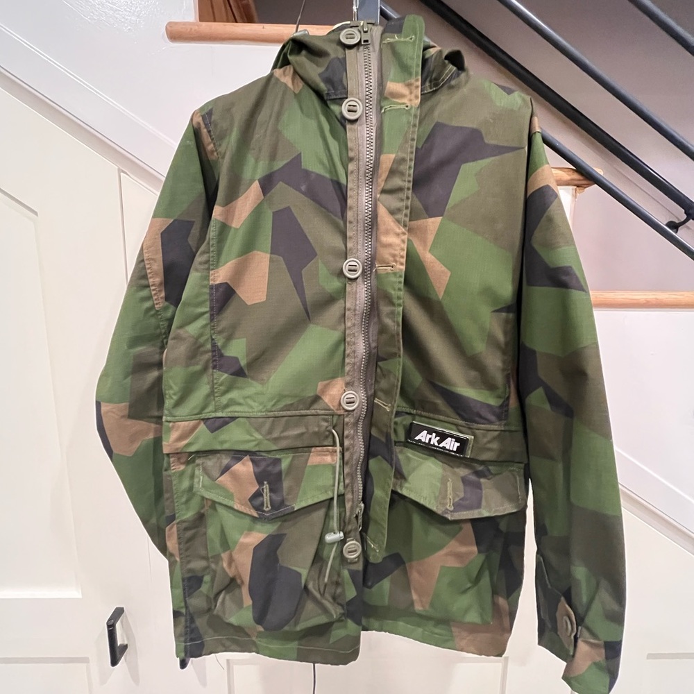 Ark Air Camo Jacket , Raincoat windbreaker